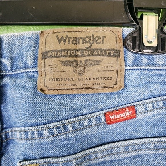 Wrangler Men's Blue Graphic Naruto Custom Straight Leg Pants Sz 30x30 - Picture 5 of 11